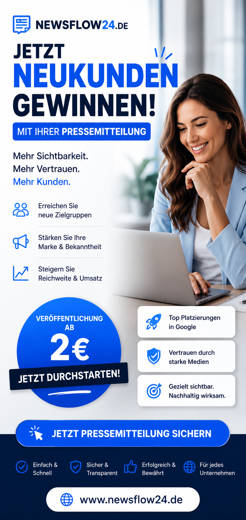 Pressemitteilung ab 2 Euro