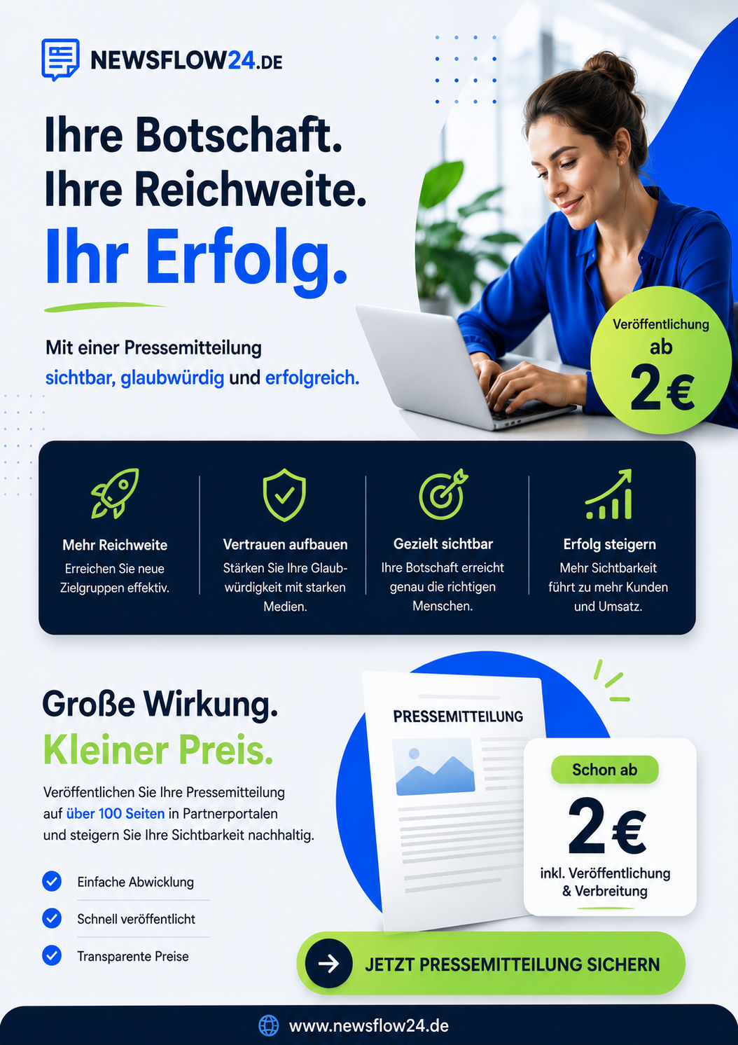 Jetzt Pressemitteilung veröffentlichen